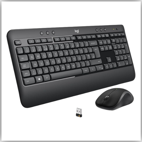 Logitech MK540 Advanced Wireless Keyboard and Mouse Combo for Windows