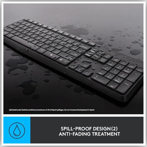Logitech MK235 Wireless Keyboard and Mouse Combo for Windows