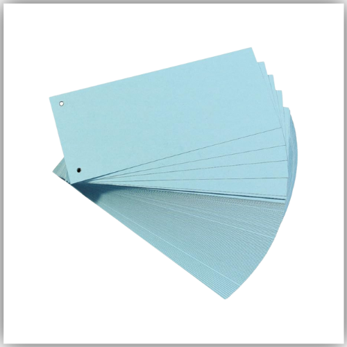 Divider Oxford Elba– Divider (BLUE 100pièce (S), BLUE 100205027 240 mm x 105 mm, 190 g/m², 100 Piece (S))