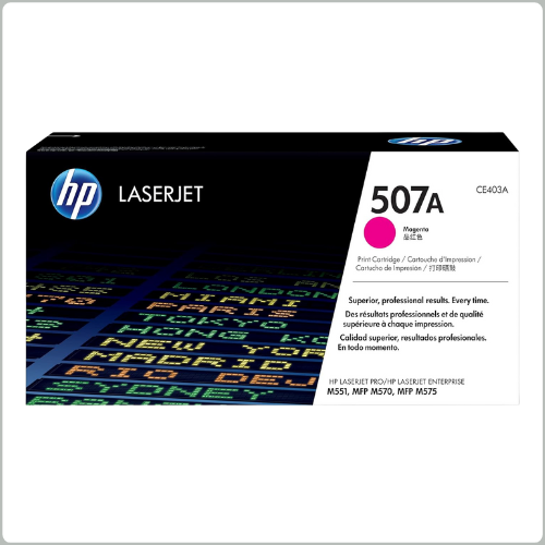 HP 507A Magenta Toner Cartridge (CE403A)