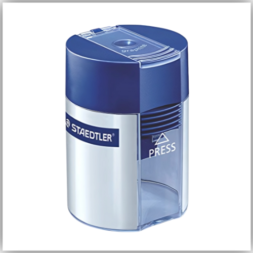 STAEDTLER for Pencils up to 8.2 mm Diameter Tub Round Sharpener, Blue