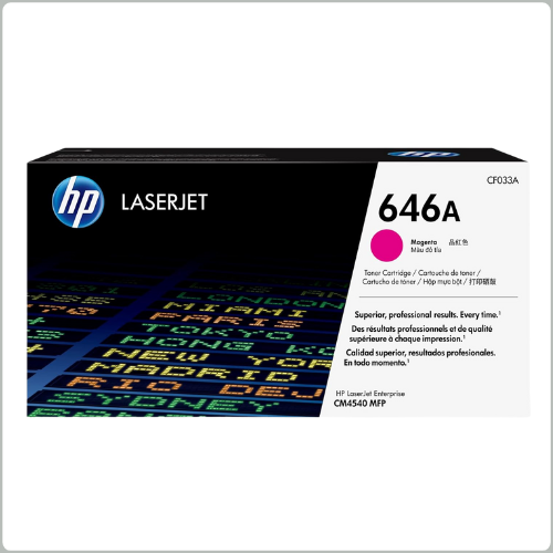 HP 646A Magenta Original LaserJet Toner Cartridge (CF033A)