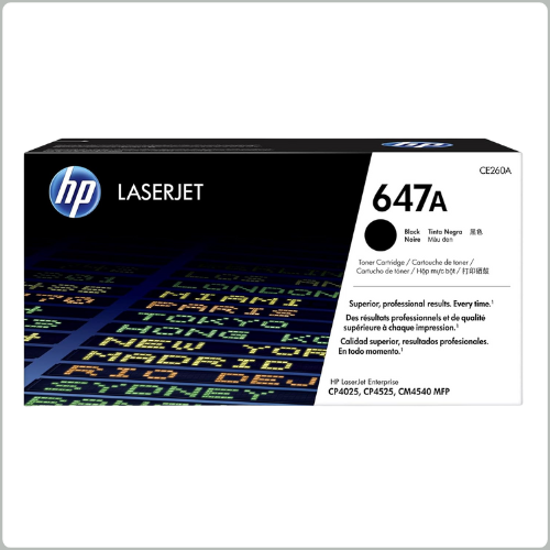 HP 647A Black Print Cartridge (CE260A)