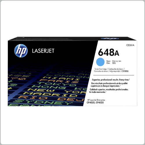 HP 648A Cyan Toner Cartridge (CE261A)