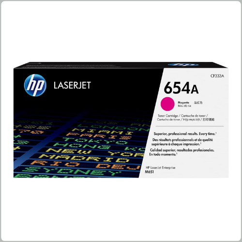 HP 654A Magenta Original LaserJet Toner Cartridge (CF333A)