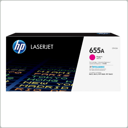 HP 655A Magenta Original LaserJet Toner Cartridge (CF453A)