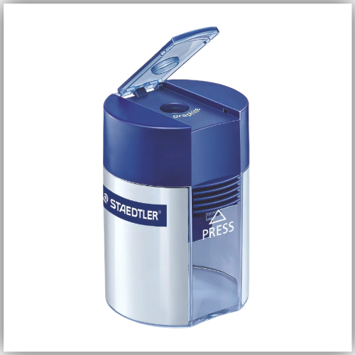 STAEDTLER for Pencils up to 8.2 mm Diameter Tub Round Sharpener, Blue