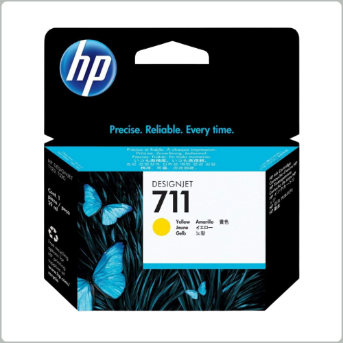 HP 711 Yellow Ink Cartridge (CZ132A)