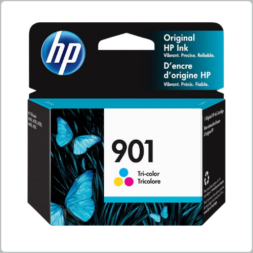 HP 901 Tri-color Officejet Ink Cartridge (CC656AE)