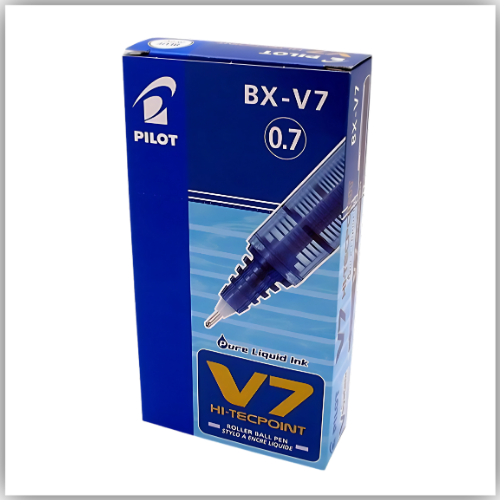 Pilot Hi-Tech Roller Pen, 0.7 mm Size, BLUE
