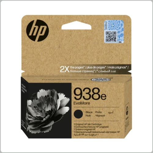 HP 938e Black Ink High Capacity Cartridge - 4S6Y2PE