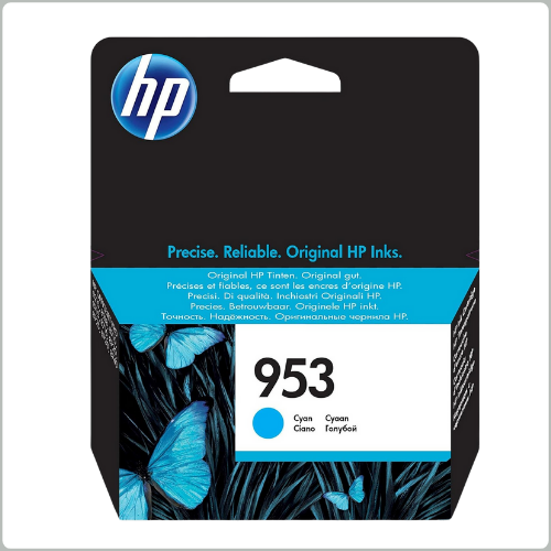 HP 953 Cyan Original Ink Cartridge (F6U12AE)
