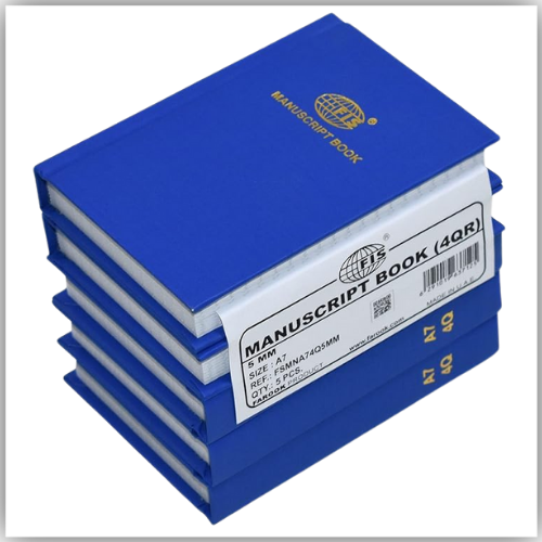 Manuscript Book 4QR, A7, 74mm X 105mm (FSMNA74Q)