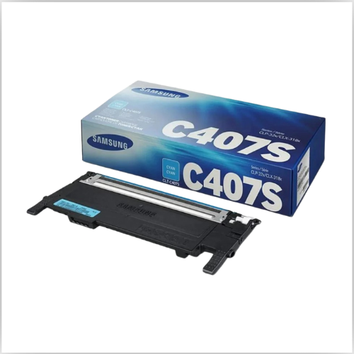 Samsung CLT-C407S Cyan Toner Cartridge