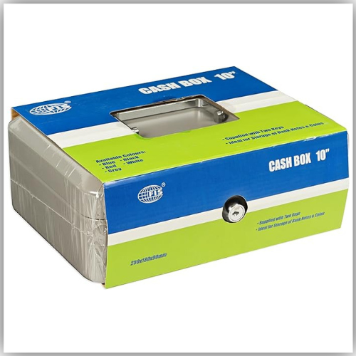 FIS Cash Box with Key 10 Inch,  - FSCPTS0025GY
