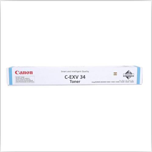 Canon C-EXV 34 Cyan Toner Cartridge (3783B002AA)