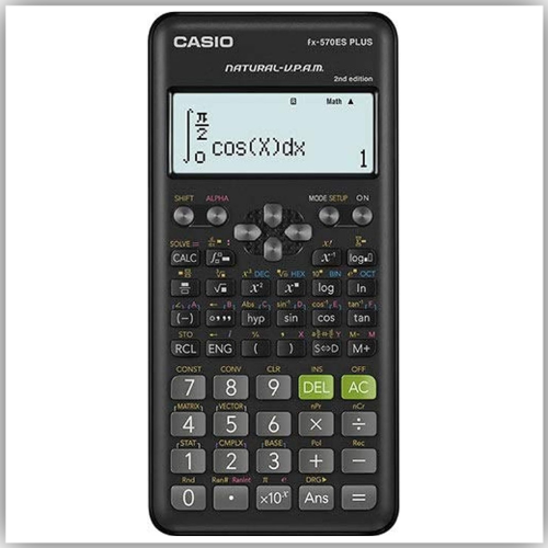 Casio Fx-570Es Plus 2 Scientific Calculator with 417 Functions, Black