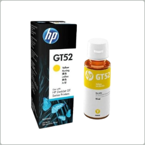 HP GT52 Yellow Original Ink Bottle, 70ml