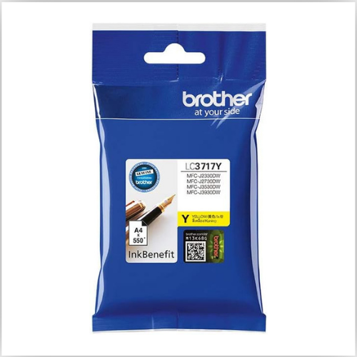 Brother LC3717 Yellow Ink Cartridge (LC3717Y)