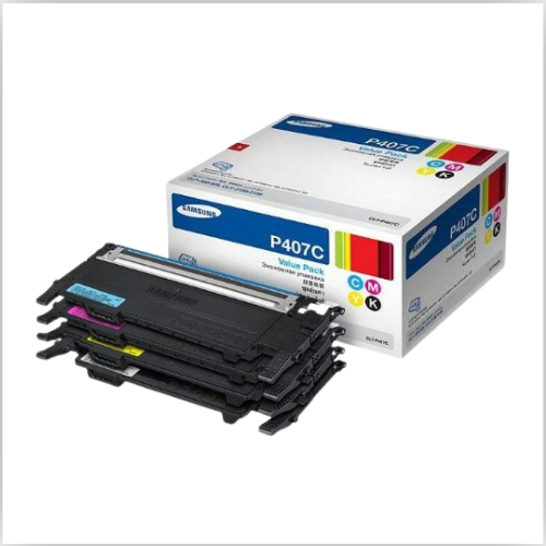 Samsung CLT-P407C Value Pack Toner Cartridge
