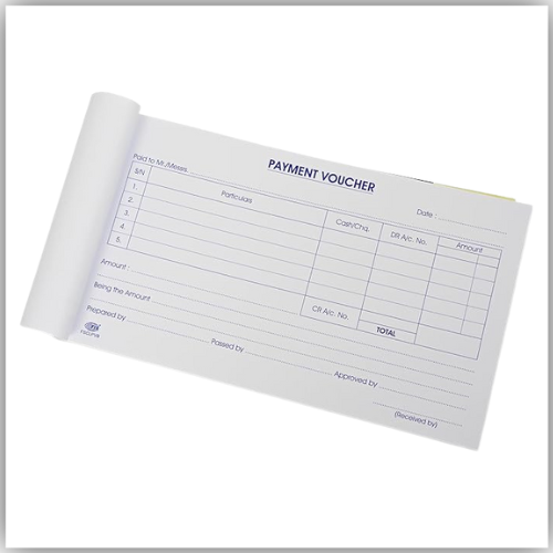 Payment Voucher Book 50 Sheets English 120 x 210 mm - FSCLPVB FIS