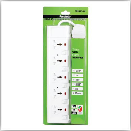 Extension Lead 4 Way Socket 3M With 4 USB (2 USB-A &amp; 2 USB-C, - TPB 764UAC-3M