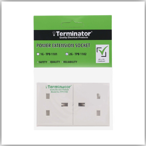 Extension Socket Without Cable 2 Way - TPB 1102