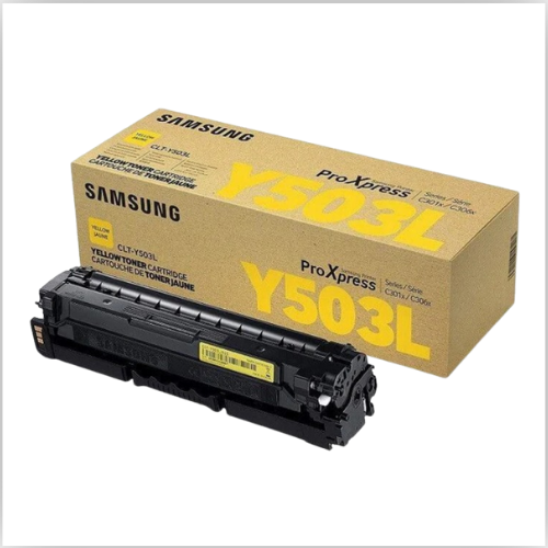 Samsung CLT-Y503L High Yield Yellow Toner Cartridge